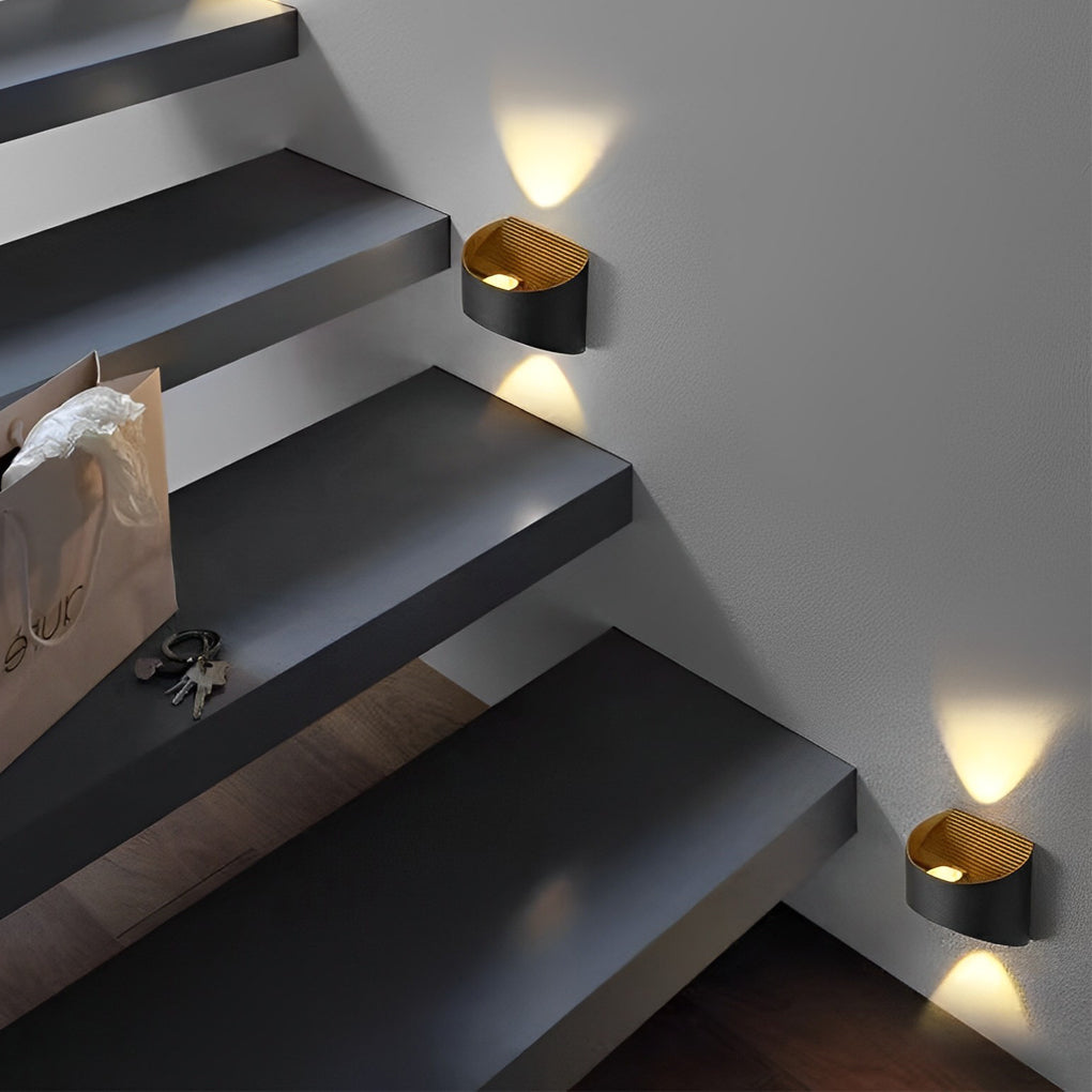 Modern LED Aluminum Waterproof Outdoor Wall Light Up Down Lighting