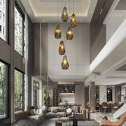 Hollow Gourd Pendant Light - Modern Stainless Steel Chandelier