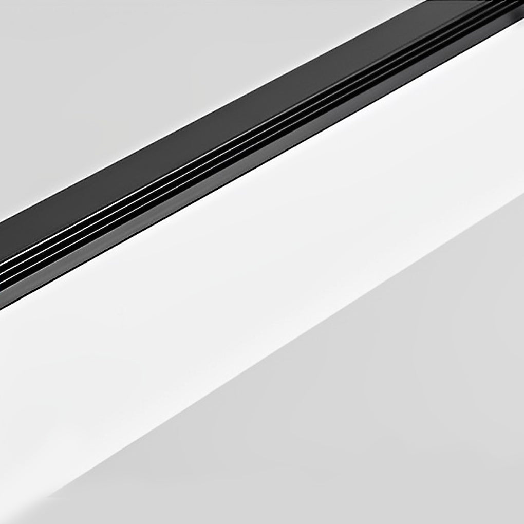 Modern Linear LED Pendant Light with Stepless Dimming - Black