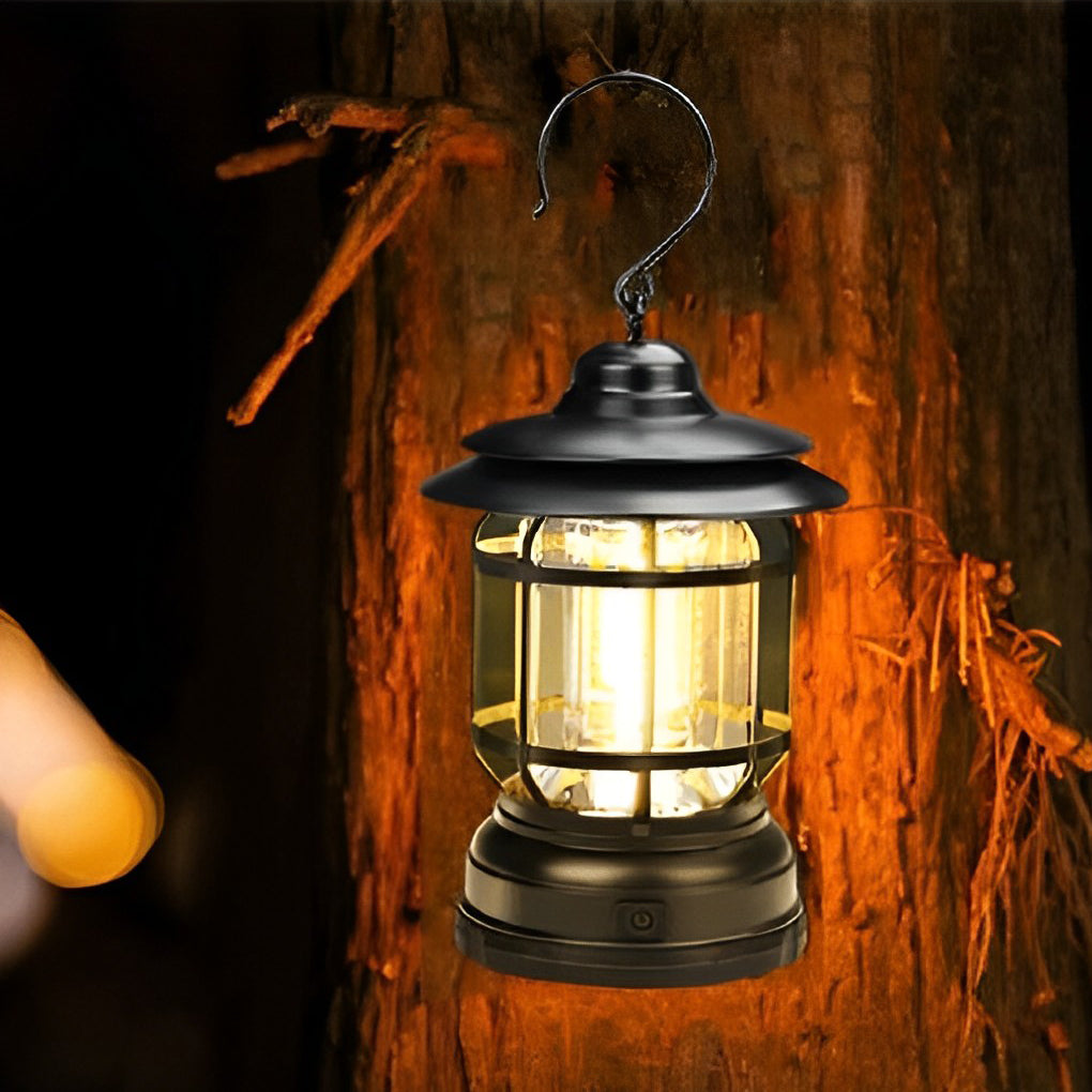 Rechargeable LED Outdoor Lantern with Adjustable Brightness