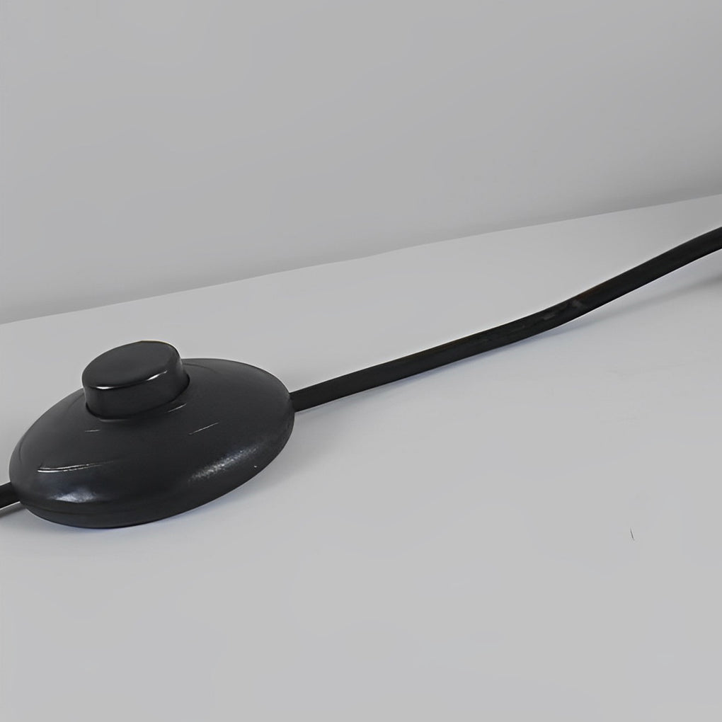 Modern Oval LED Floor Lamp with Metal Frame and Acrylic Shade