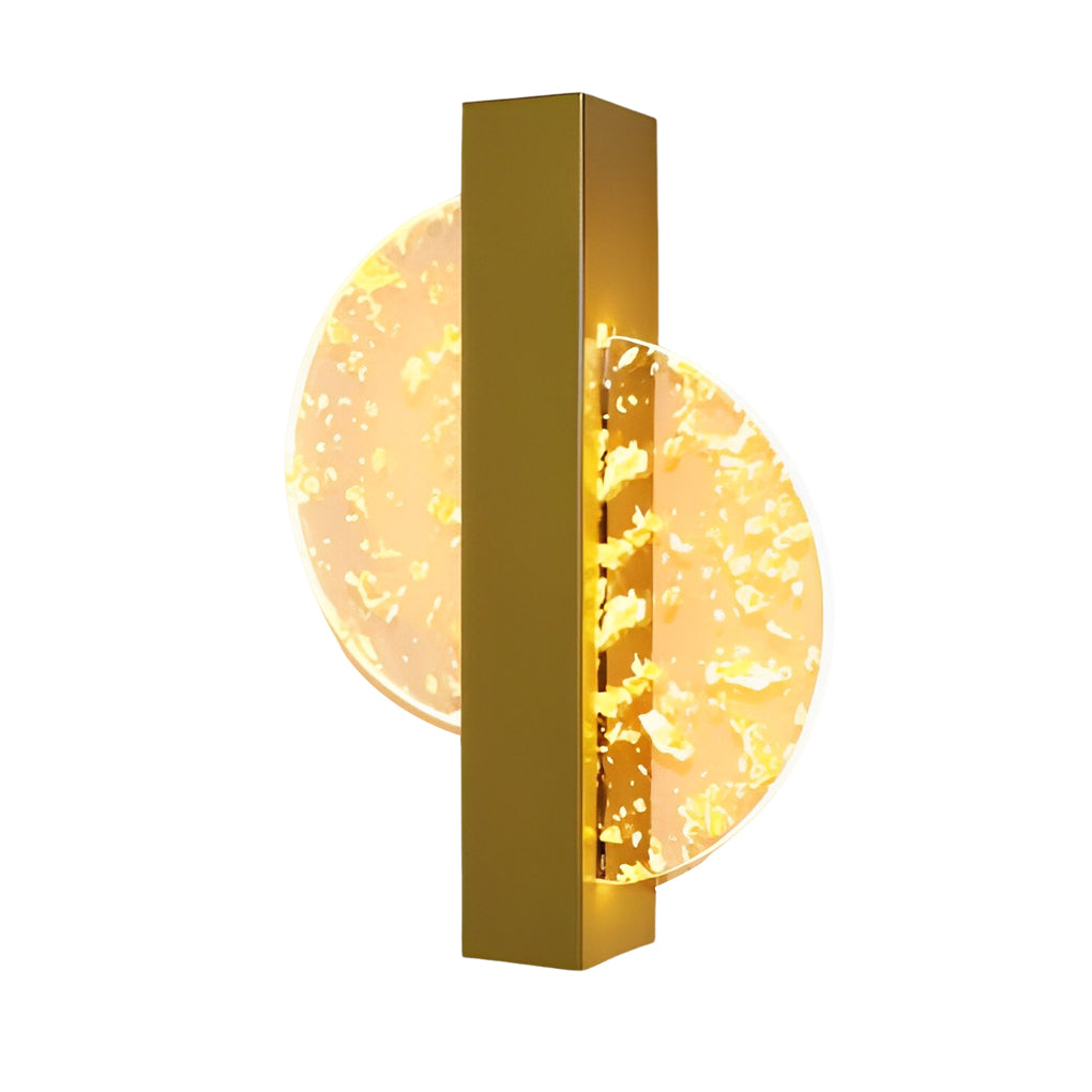 Modern Geometric LED Wall Sconce - Acrylic & Metal Finish