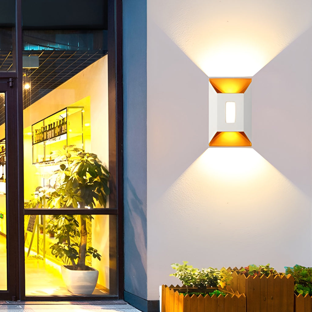Modern LED Up Down Wall Light | Waterproof Aluminum Outdoor Sconce