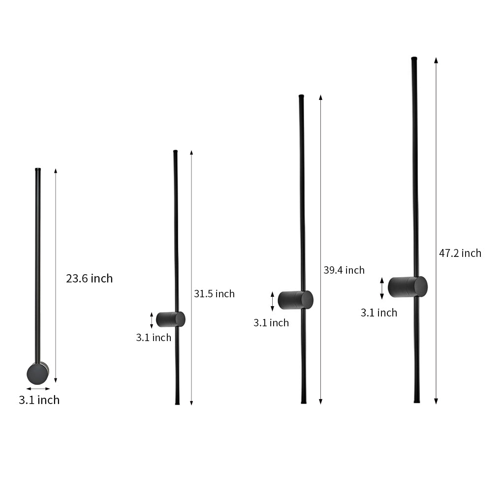 RGB Linear LED Wall Light with Remote Control - Modern Minimalist