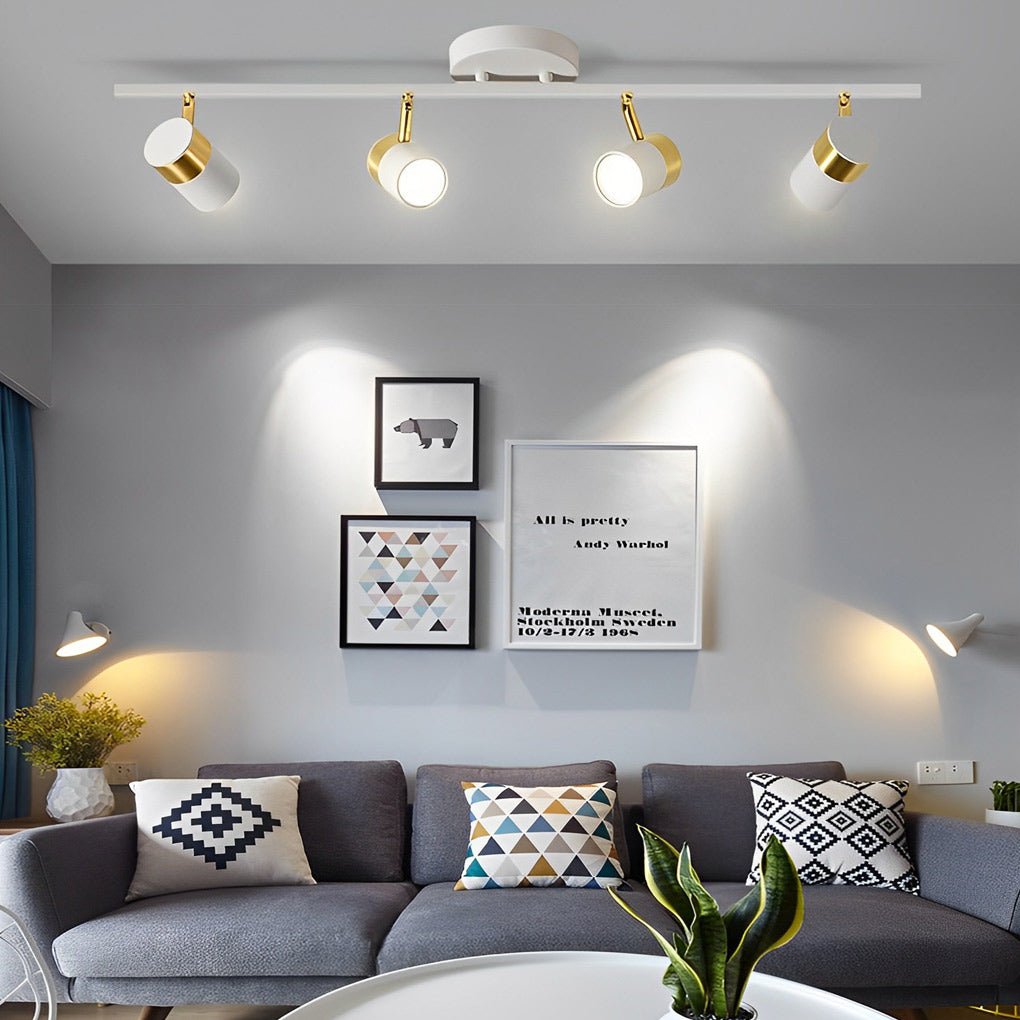 Adjustable Track Spotlight - 3/4/5 Lights GU10 LED Surface Mount