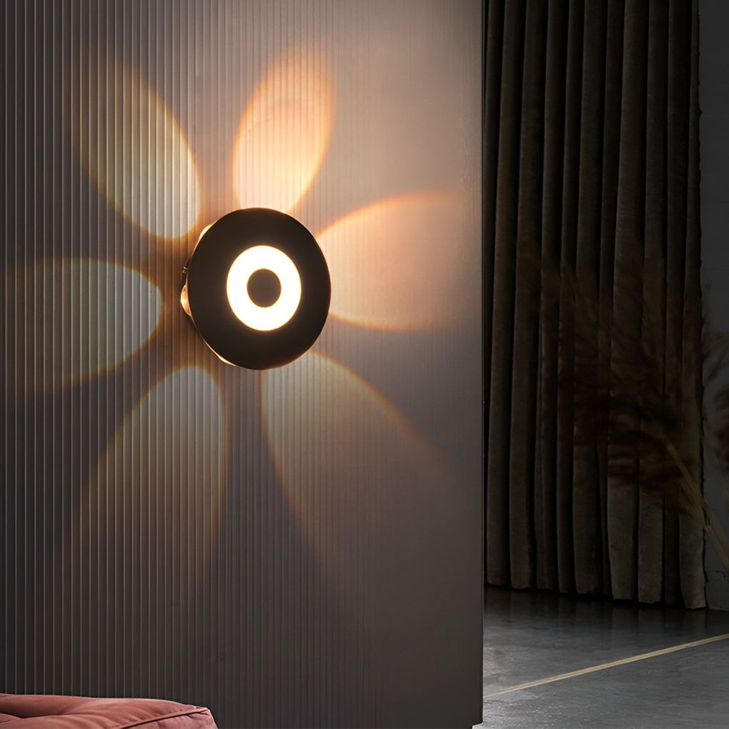 Modern Black Aluminum LED Wall Sconce Waterproof IP65