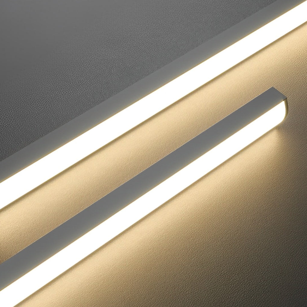 Modern Linear LED Chandelier with Dimming Control
