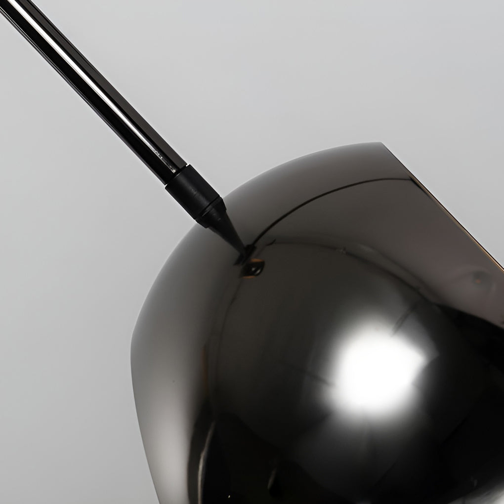 Geometric Linear Black Iron Chandelier Modern Pendant Light