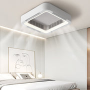 Modern Bladeless Ceiling Fan with LED Light & Remote Control