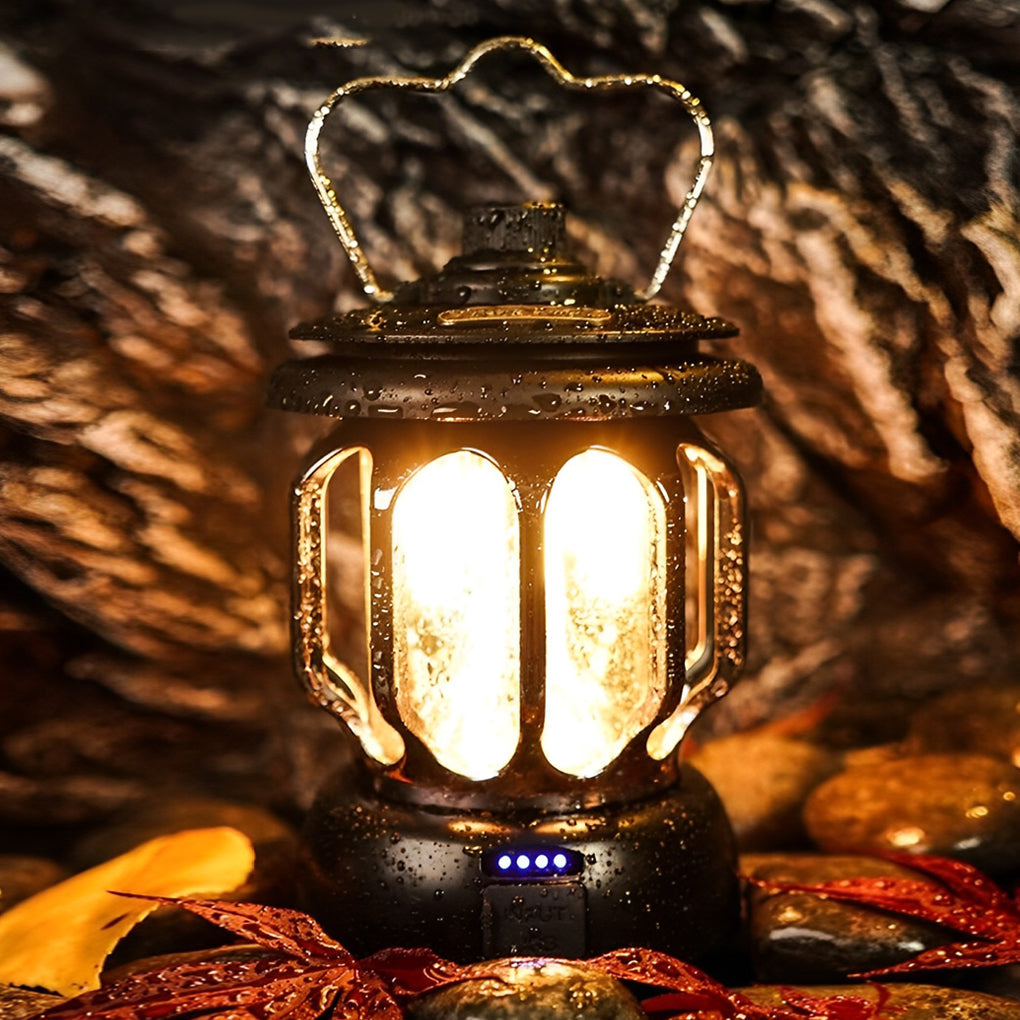 Rechargeable LED Outdoor Lantern with Adjustable Brightness