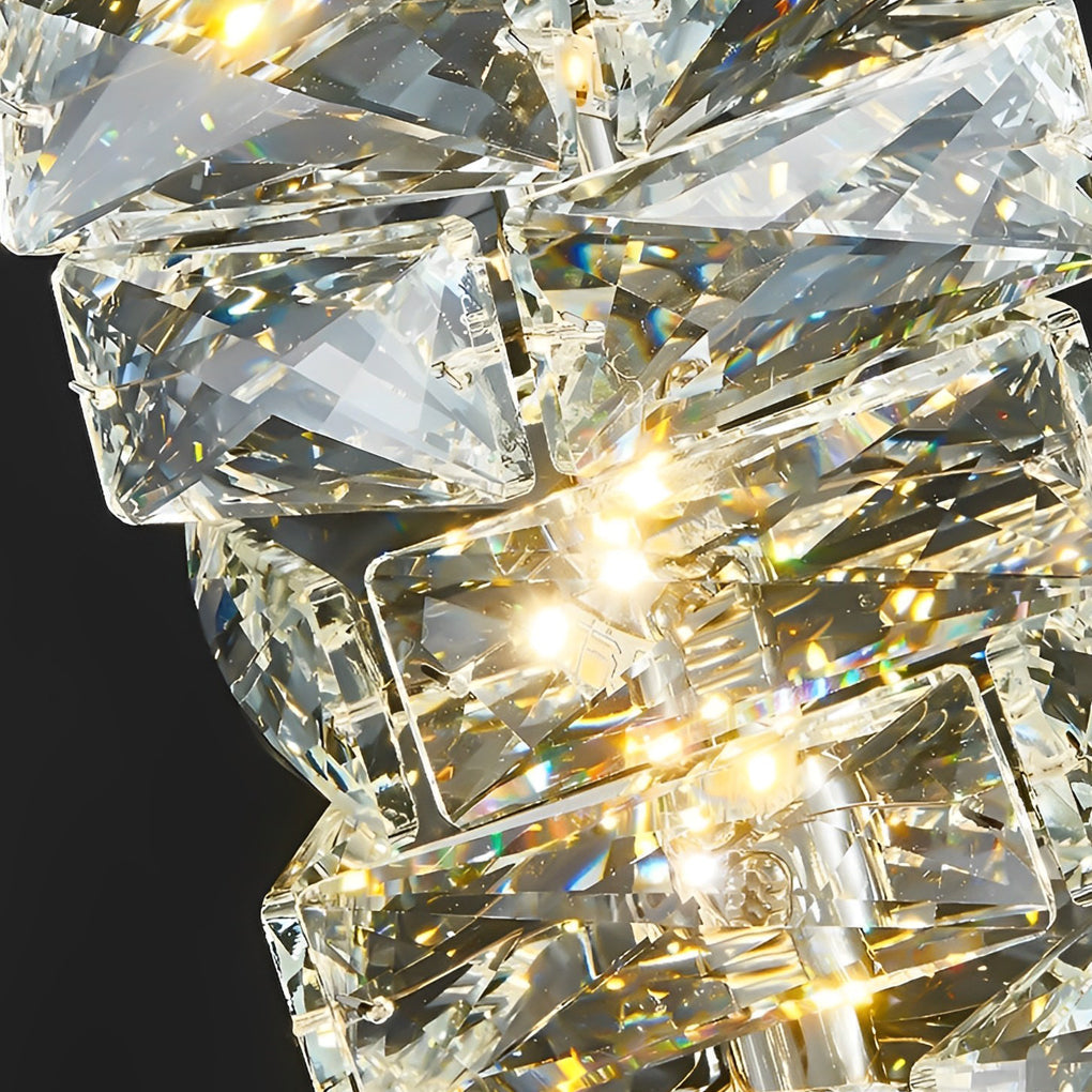 Crystal Pendant Light with Three-Step Dimming - Modern Chandelier