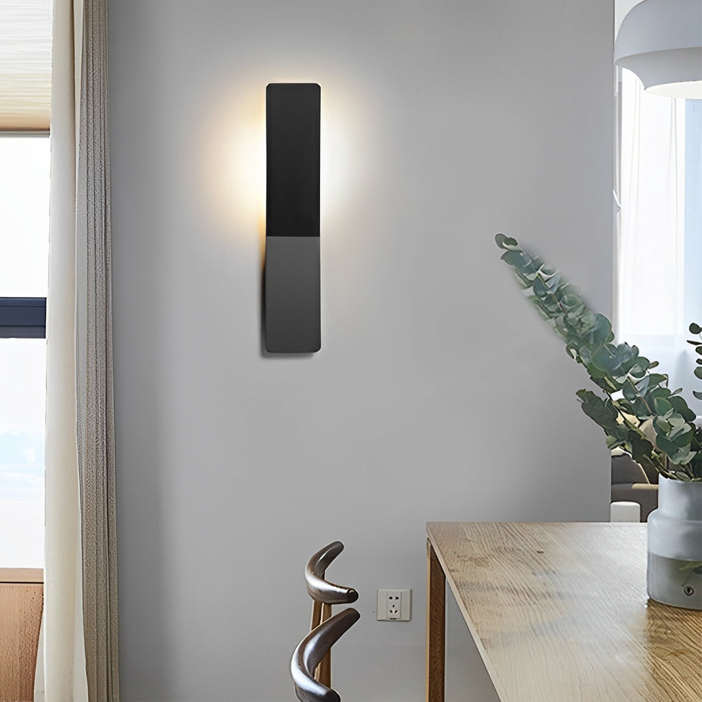 Modern LED Aluminum Wall Sconce - Warm White Light