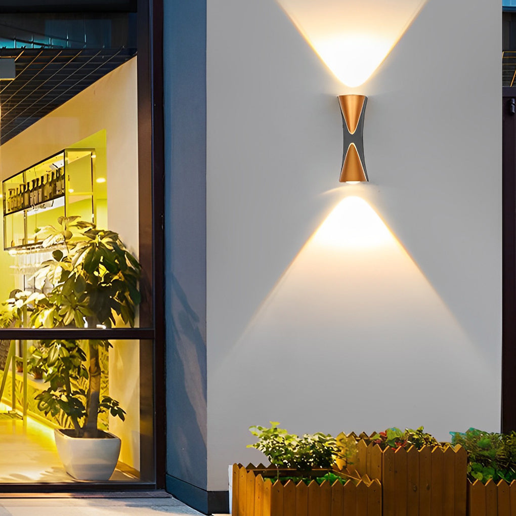 Modern LED Outdoor Wall Lamp - Waterproof Up Down Light Aluminum
