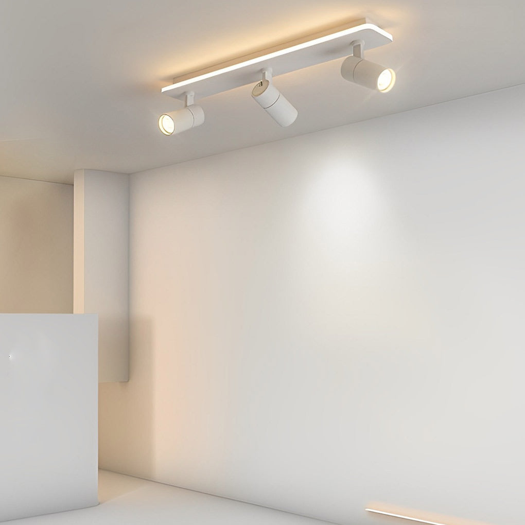Modern Adjustable LED Track Spotlight - Aluminum Flush Mount 2/3/4