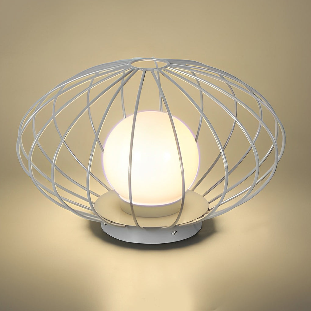 Mushroom Cage Modern LED Outdoor Lawn Lamp