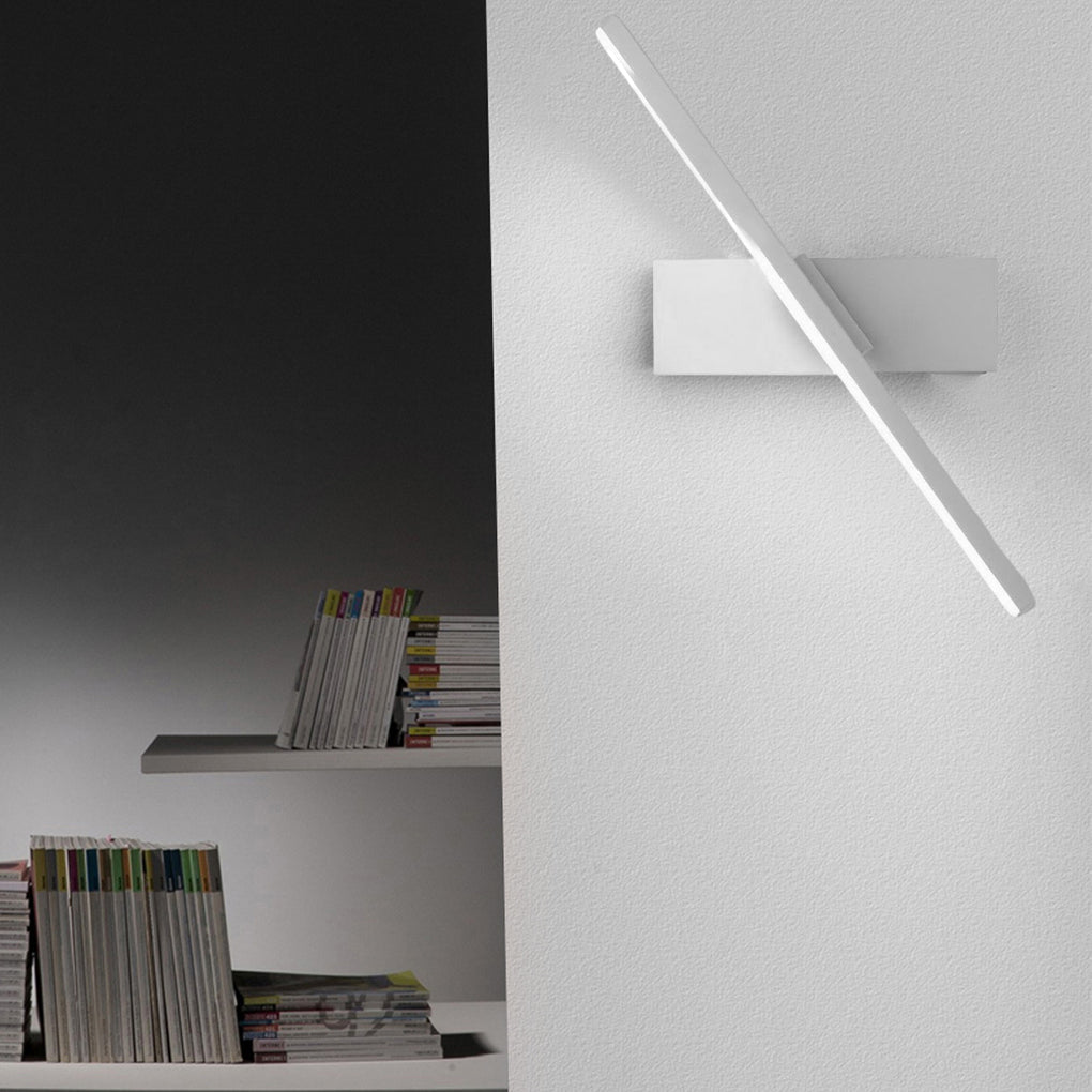 Modern Rotatable LED Bar Wall Light – Adjustable Aluminum Sconce