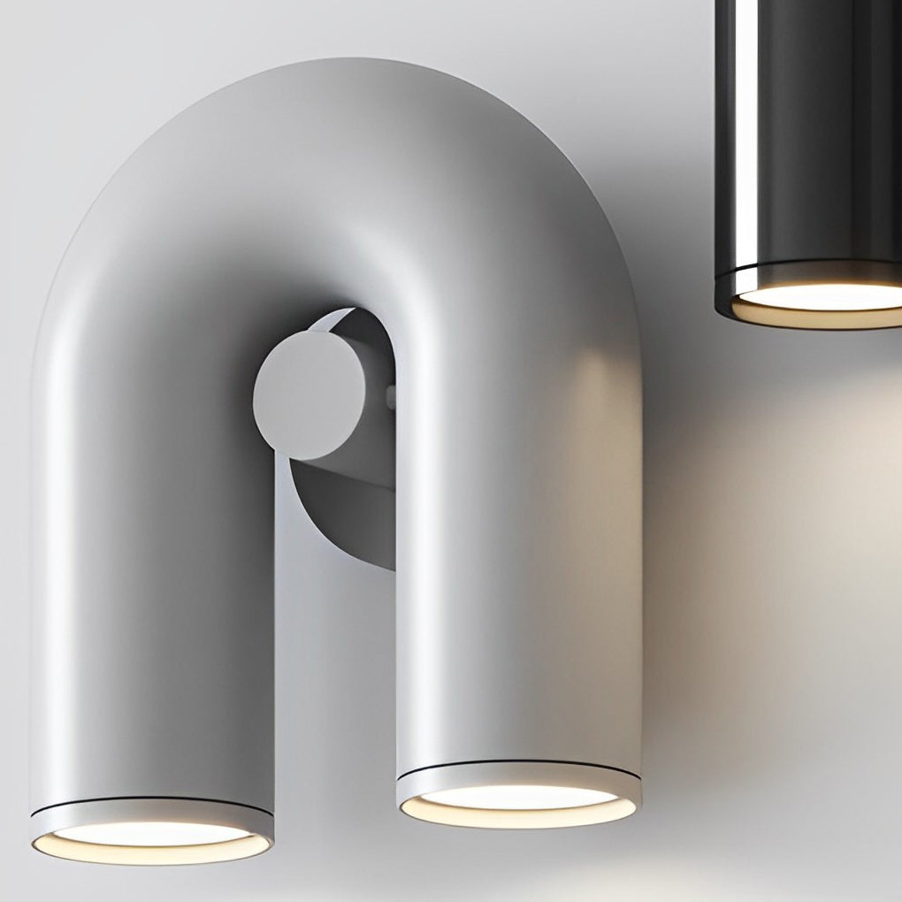 Rotatable U-Shaped LED Wall Sconce Modern Nordic Design