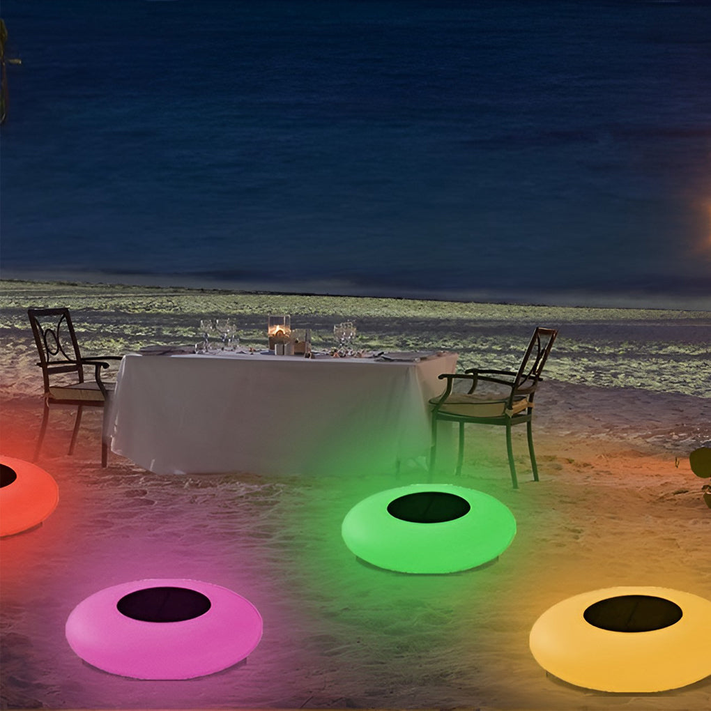 RGB Solar Pool Light Waterproof LED Outdoor Landscape Lamp