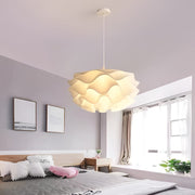 Flower Shaped Three-Step Dimming LED Pendant Light - White