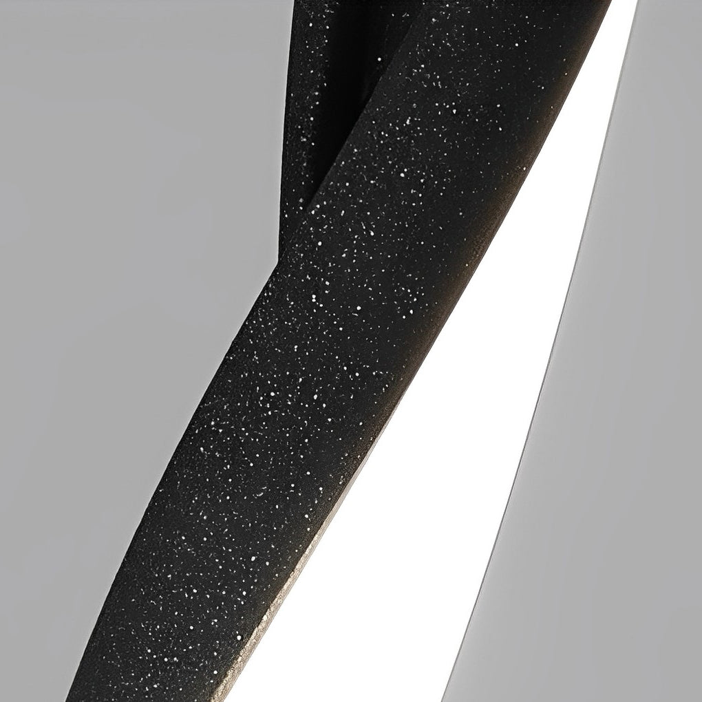 Linear Black LED Solar Path Lamp Modern Outdoor Landscape Lighting