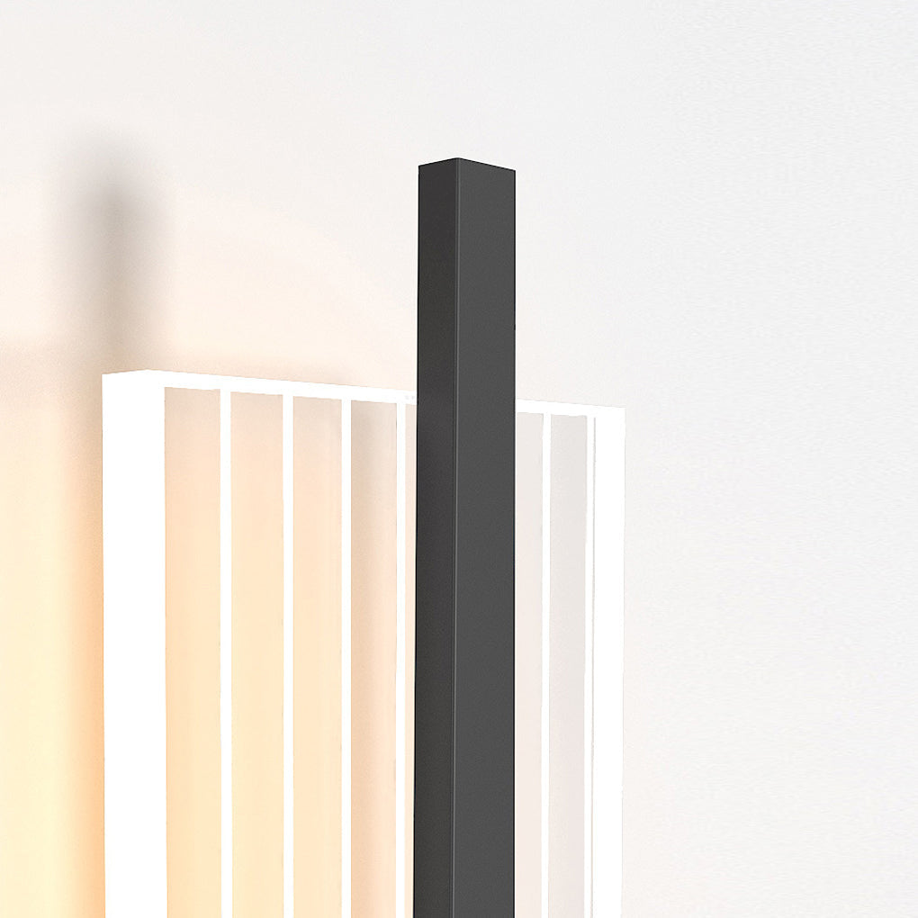 Modern Rectangular Wall Sconce with Warm LED Light