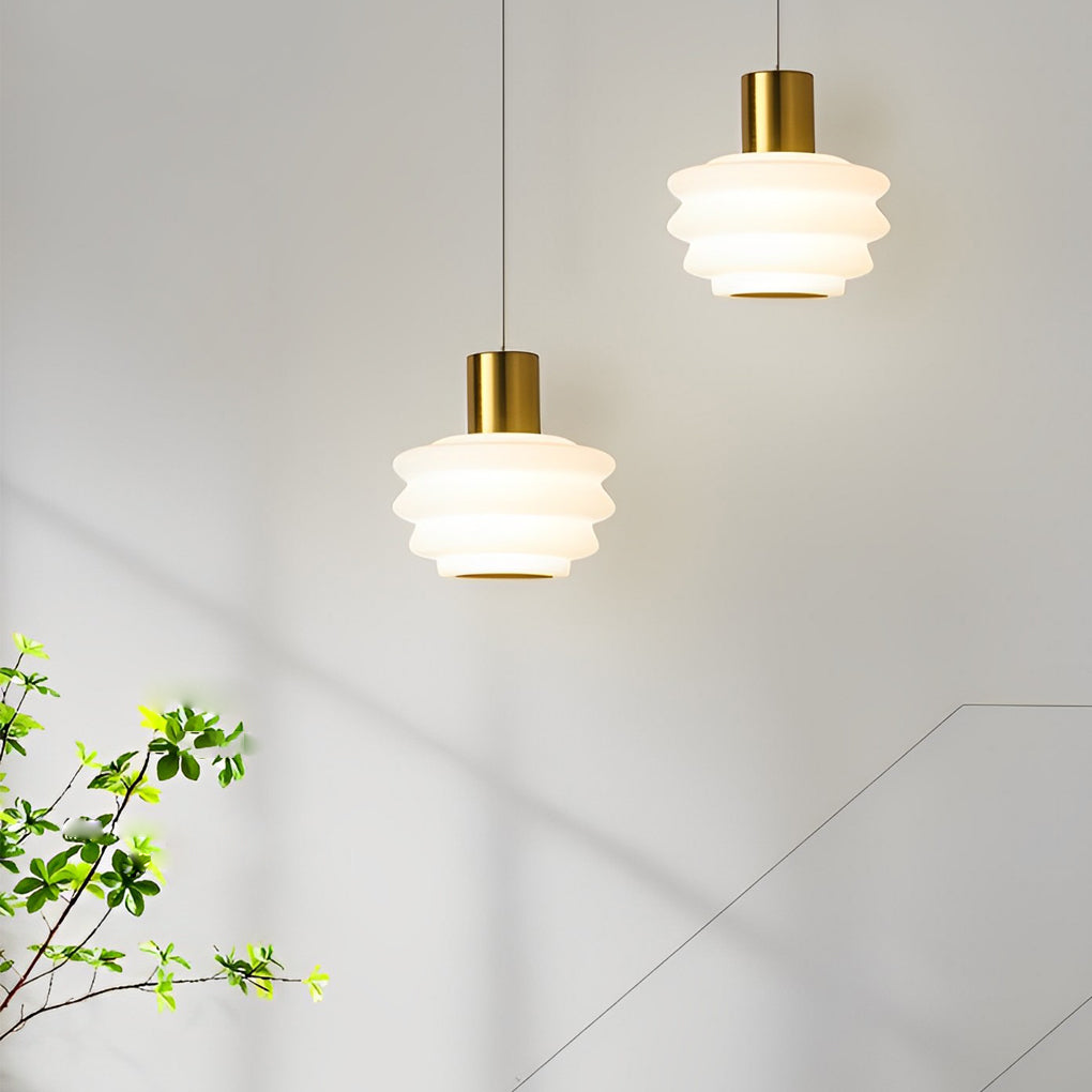 Modern Minimalist Pendant Light with 3-Step Dimming | Iron Finish
