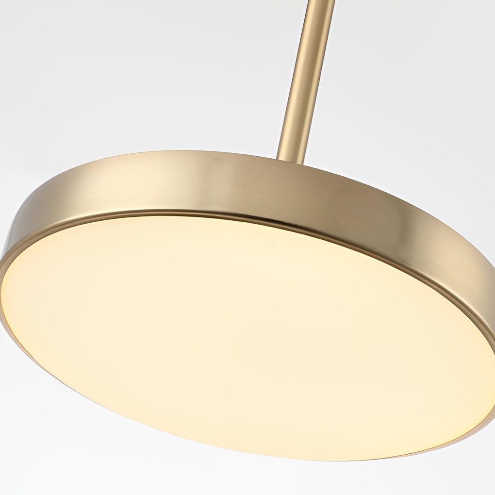 Ultra-Thin Round LED Pendant Light Modern Minimalist Iron Acrylic