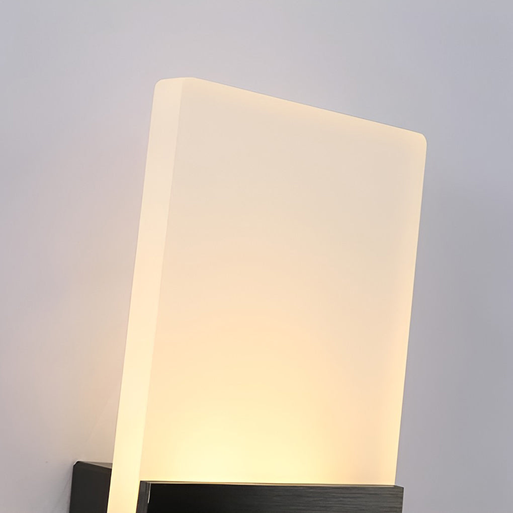 Rectangular Acrylic LED Wall Sconce Modern Minimalist Design
