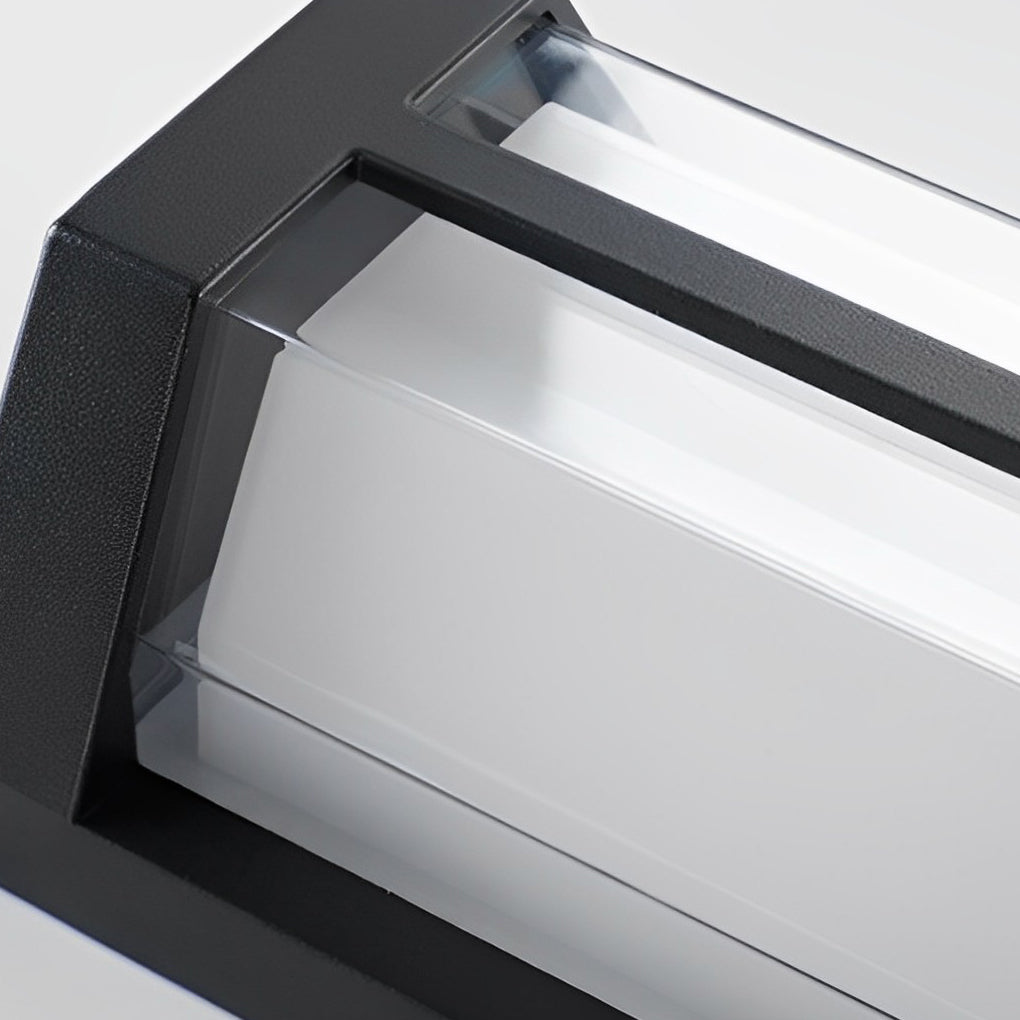 Waterproof Double Acrylic Shade LED Modern Outdoor Wall Light