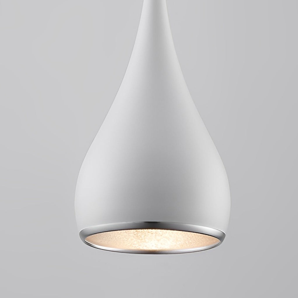 Modern Aluminum Pendant Light with Polished Finish
