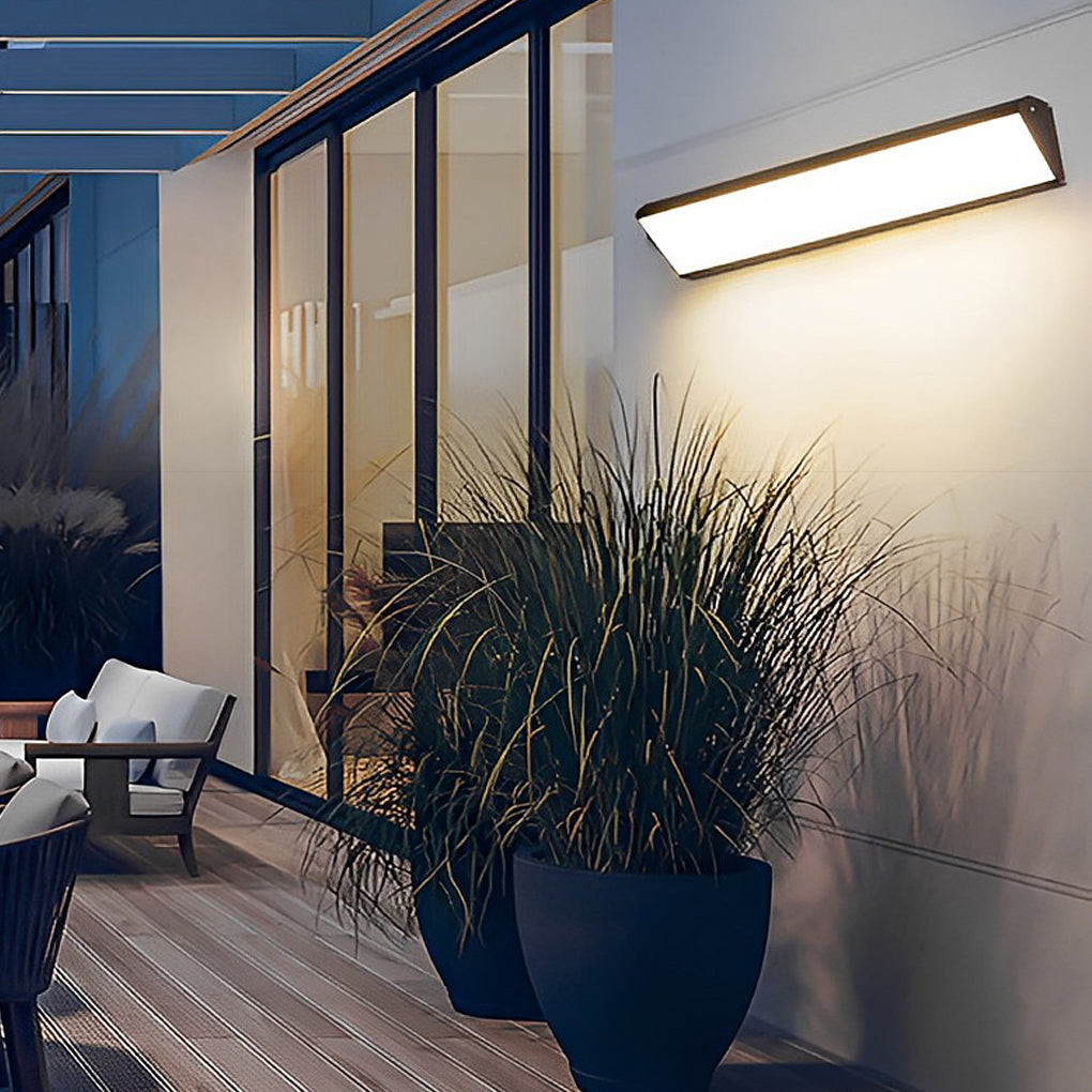 Modern Waterproof LED Outdoor Wall Light - Aluminum Fixture
