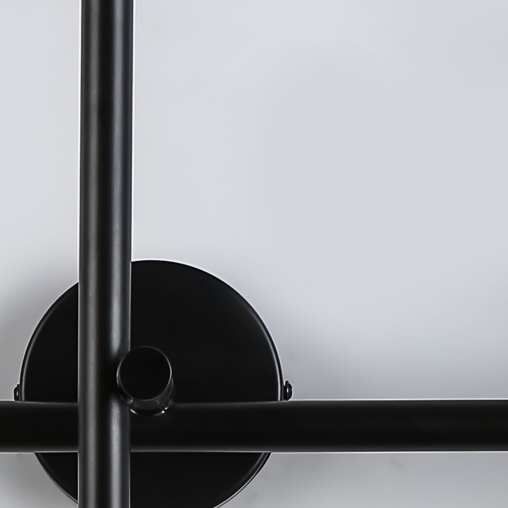 Modern Cross LED Wall Sconce in Iron & Acrylic