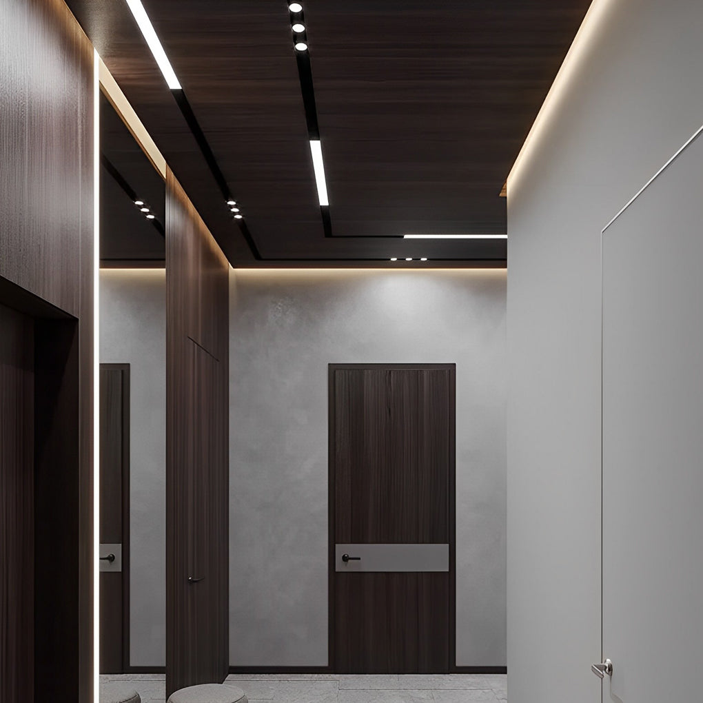 Recessed LED Strip Light - Modern Under Cabinet Linear Lighting