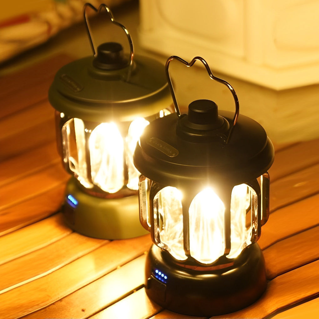 Rechargeable LED Outdoor Lantern with Adjustable Brightness