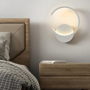 Modern Round LED Wall Sconce with Stepless Dimming