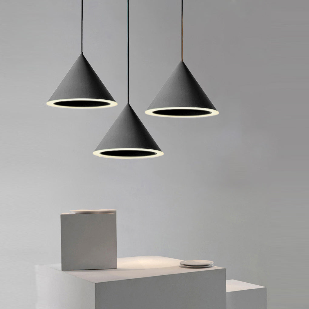 Minimalist Conical LED Pendant Light Modern Nordic Kitchen Island