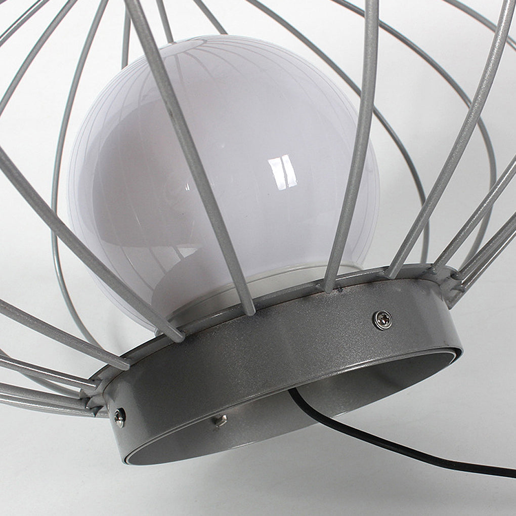 Mushroom Cage Modern LED Outdoor Lawn Lamp