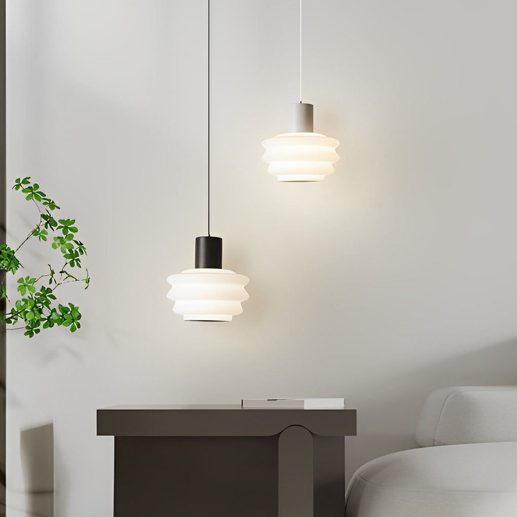 Modern Minimalist Pendant Light with 3-Step Dimming | Iron Finish