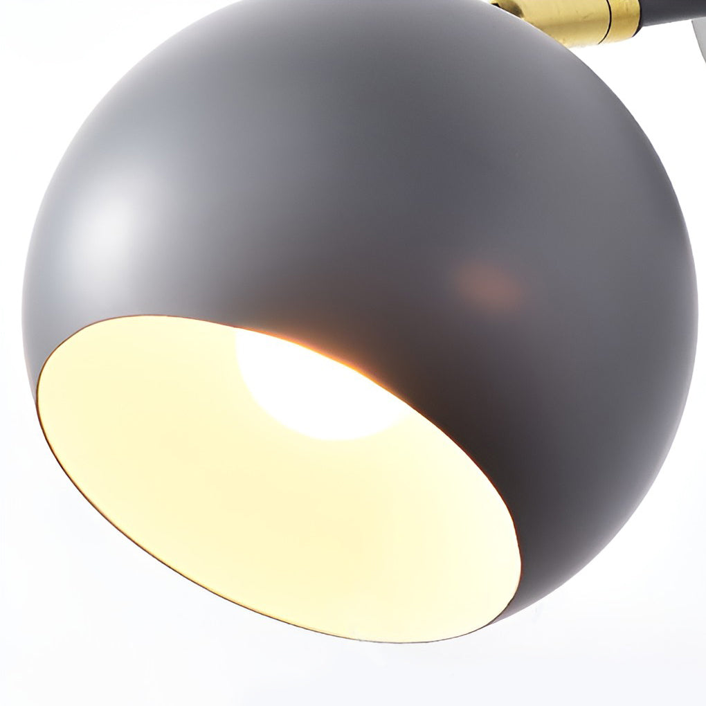 Adjustable Hemispherical Wall Sconce - Modern Nordic Metal Lamp