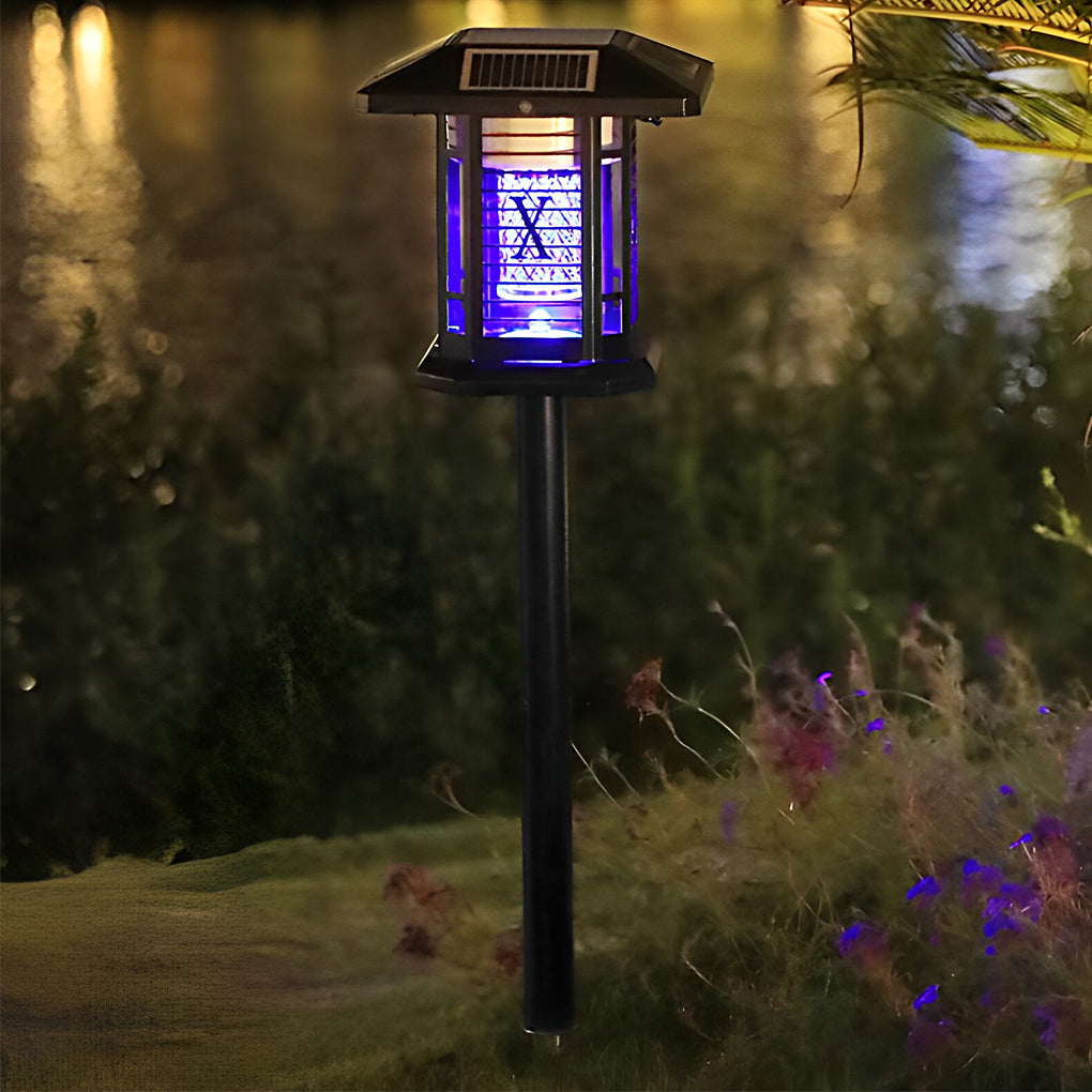 Solar Mosquito Killer Garden Lamp with Dual Lighting Modes