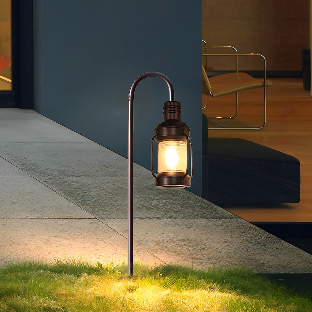 Vintage Aluminum LED Outdoor Lamp - Waterproof Wall & Lawn Light