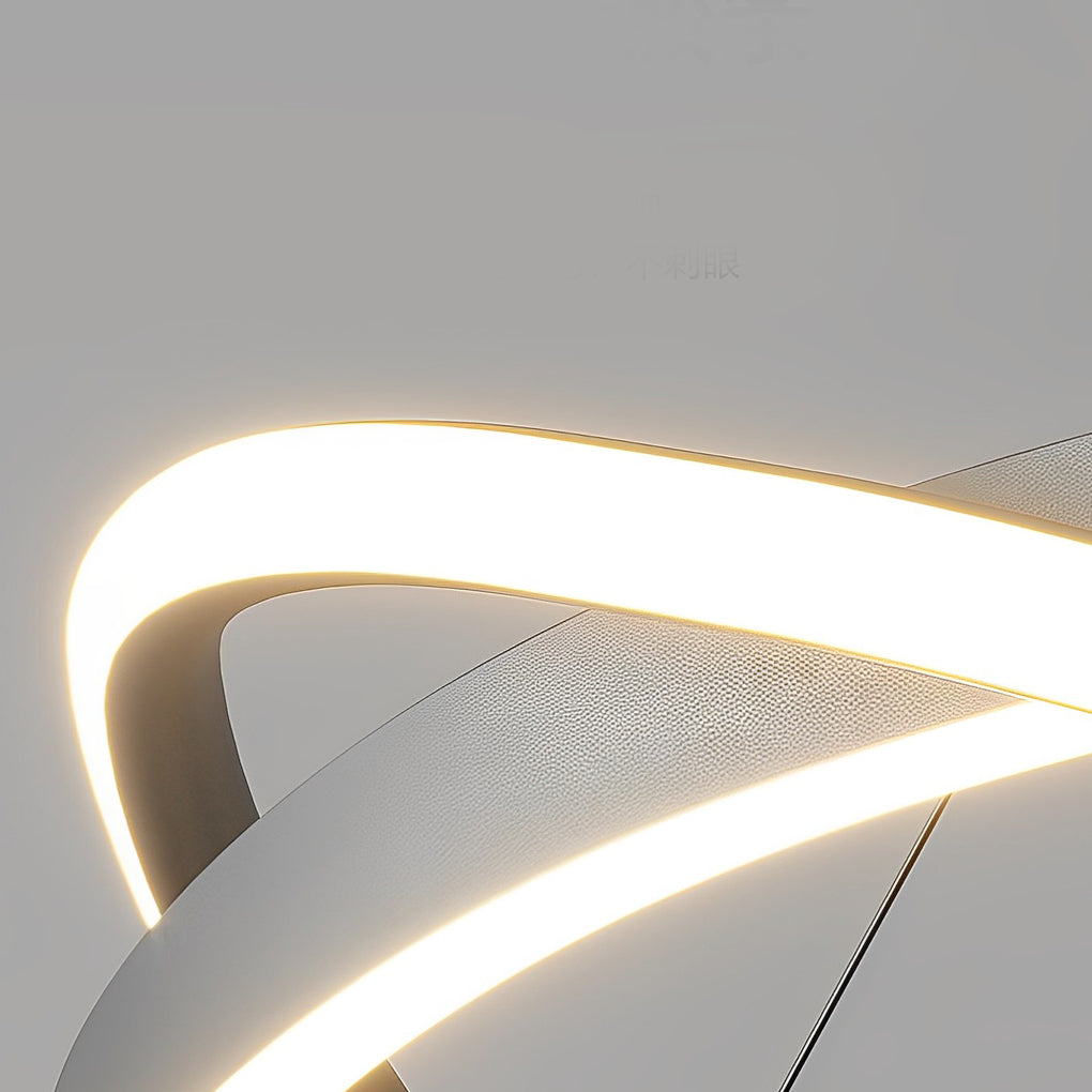 Wave Ring Chandelier Modern Dimmable LED Pendant Light