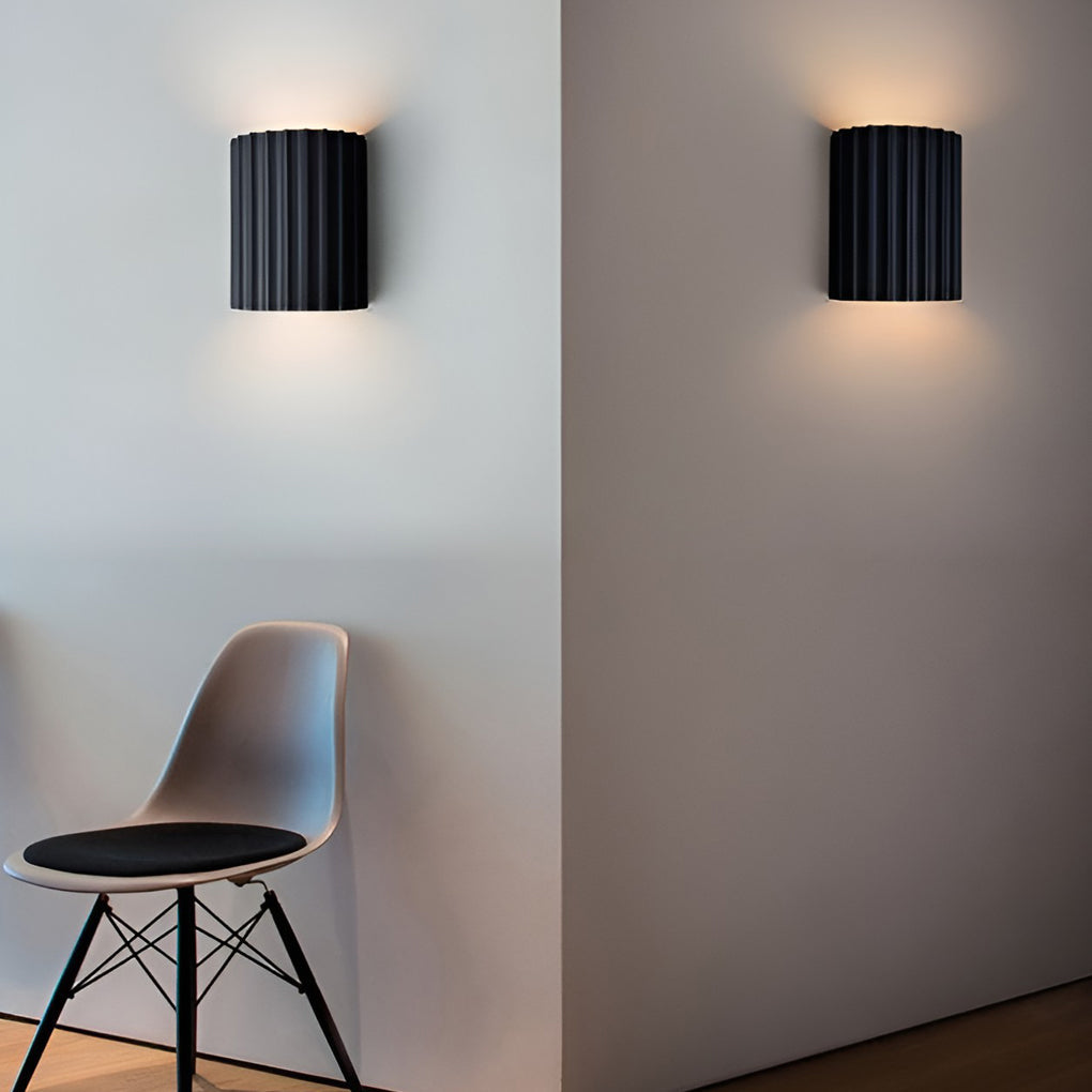 Modern Nordic Up Down Wall Sconce | Resin Dual Light Fixture