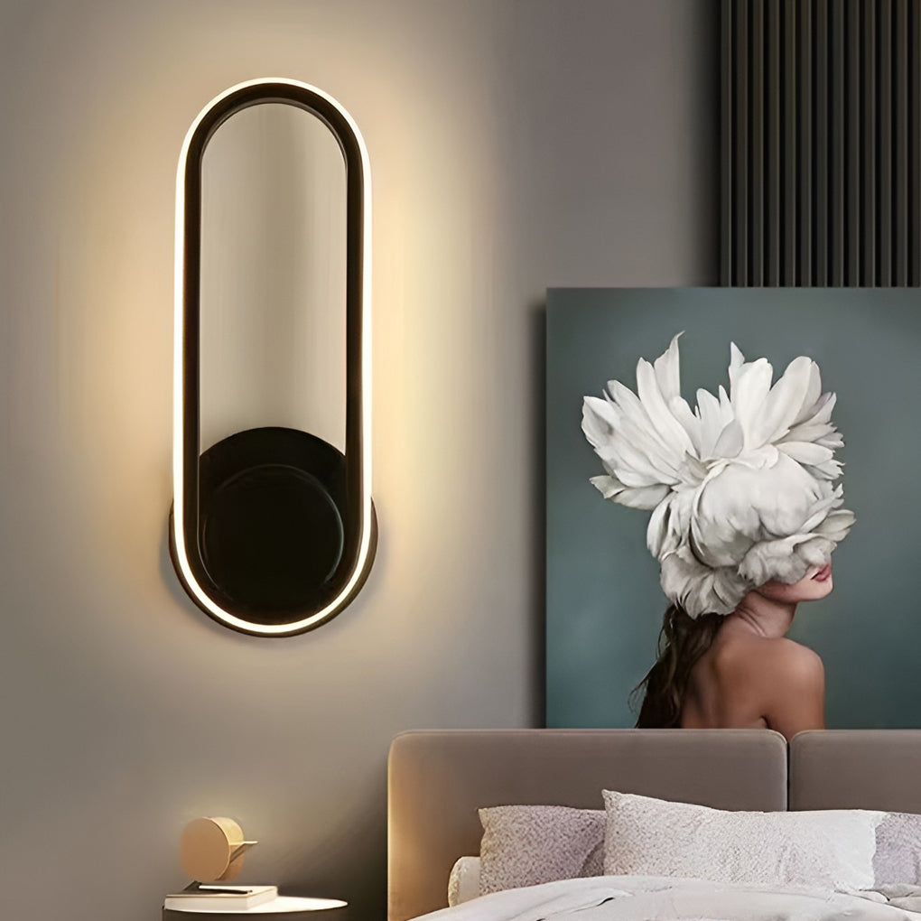 Rotatable Rectangular LED Wall Sconce Modern Adjustable Wall Lamp