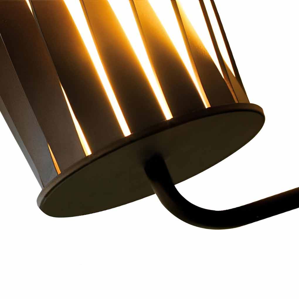 Modern Twisted Aluminum Outdoor Wall Lamp – Waterproof LED Light