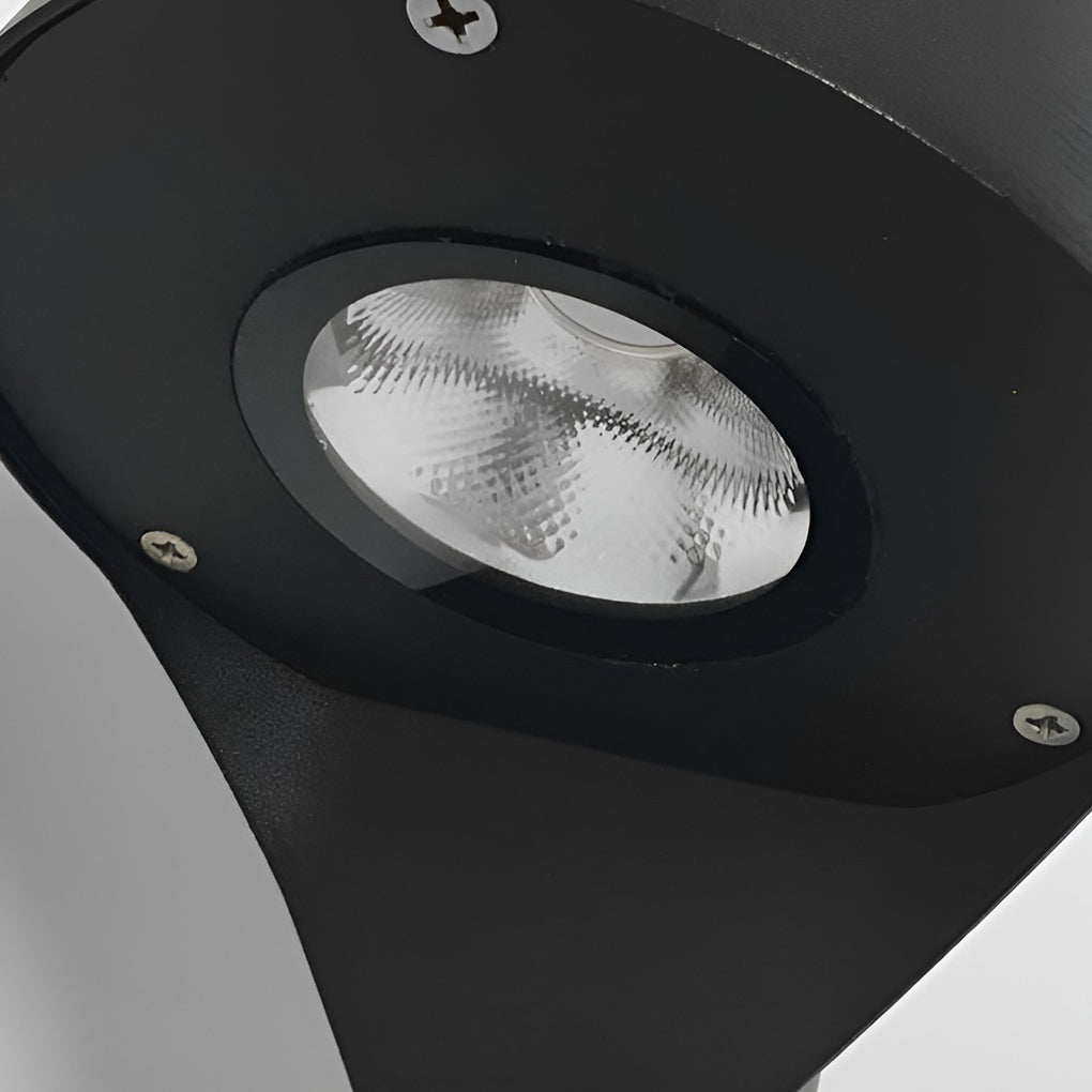 Modern Black Aluminum LED Pathway Light 10W Outdoor Waterproof