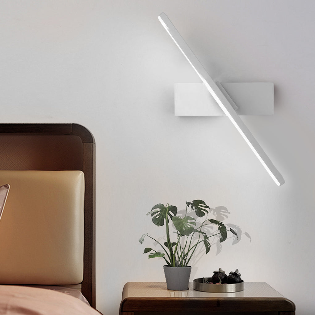 Modern Rotatable LED Bar Wall Light – Adjustable Aluminum Sconce