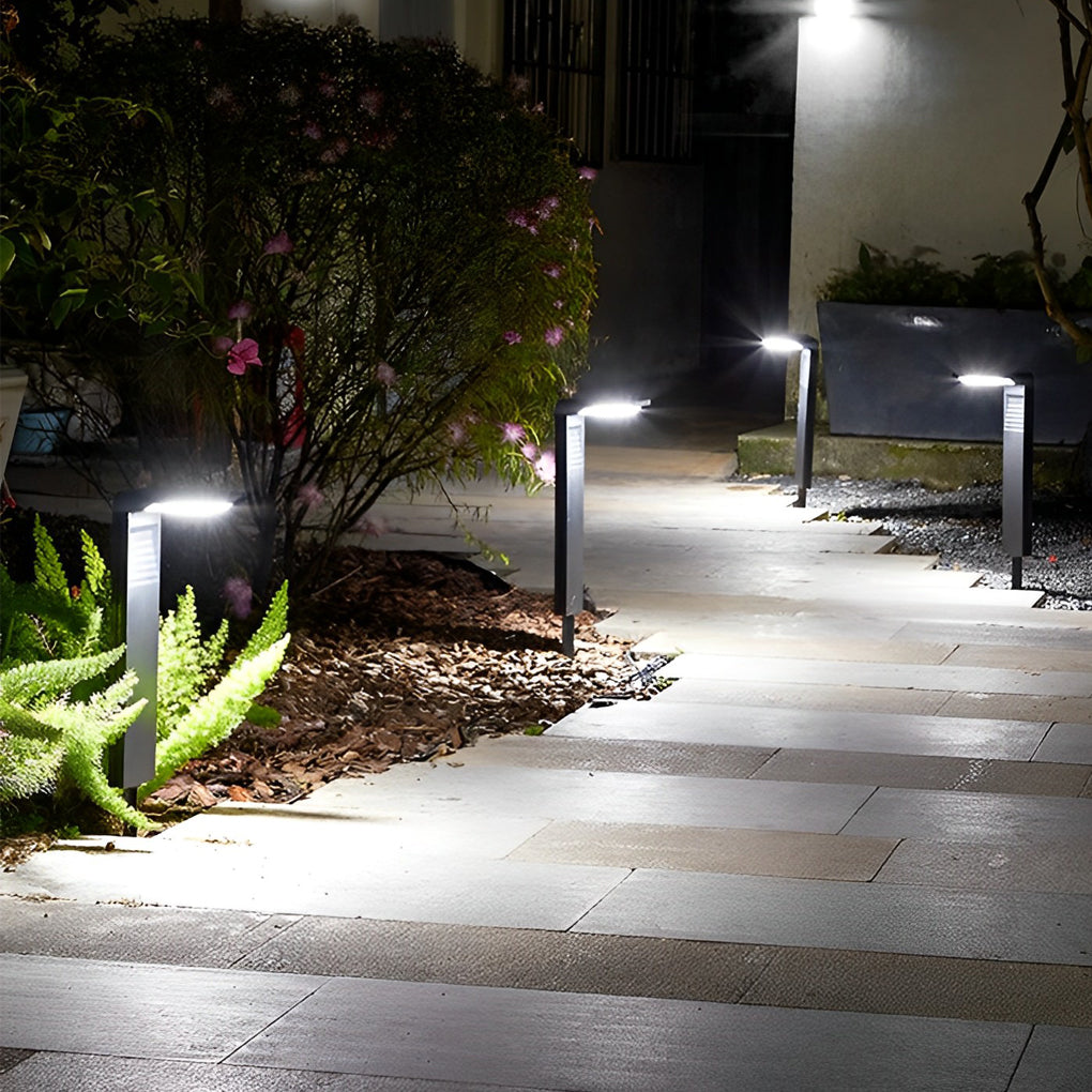 Solar LED Outdoor Lawn Light with Auto On/Off Smart Sensor