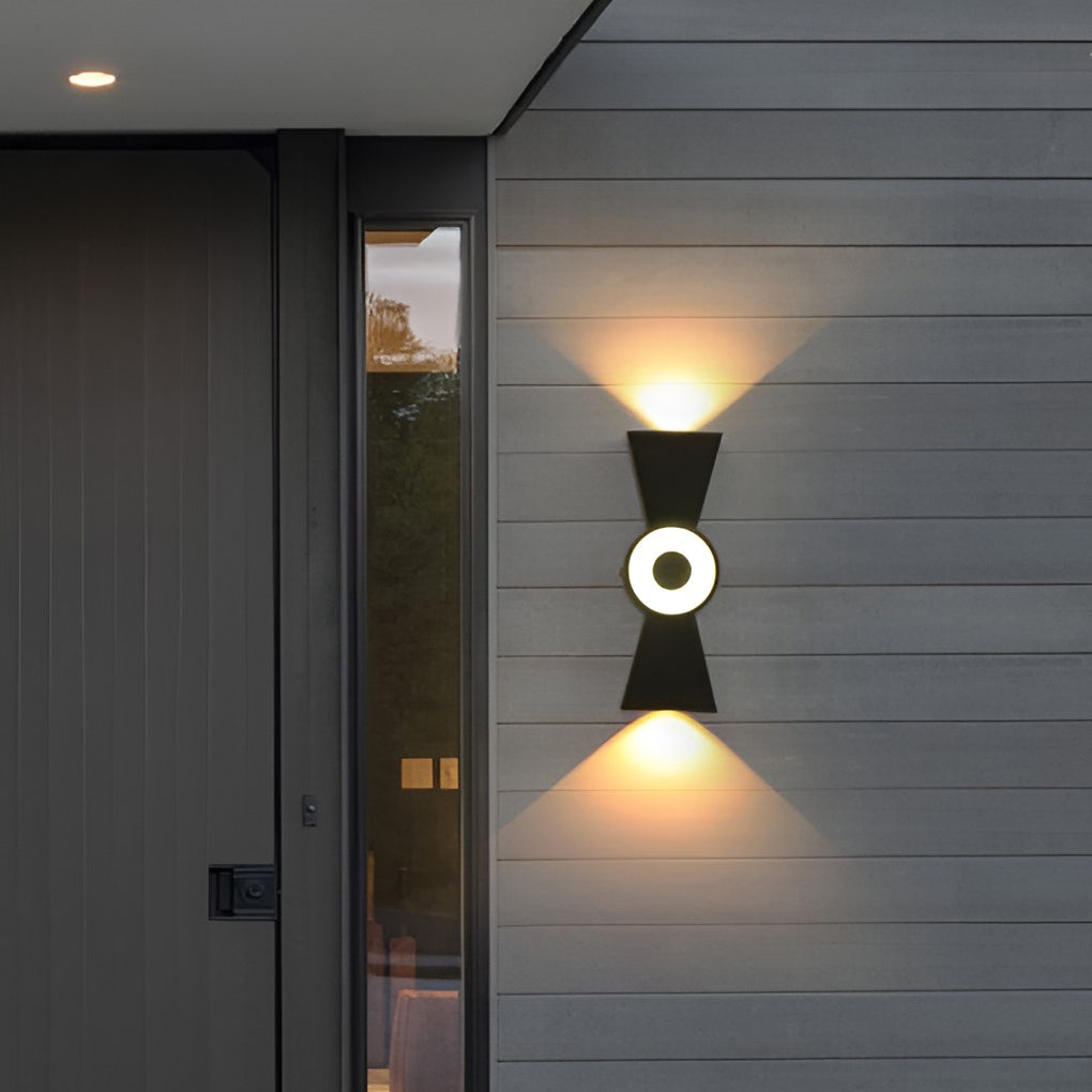 Modern Aluminum LED Up Down Wall Light Waterproof IP65 Indoor Outdoor