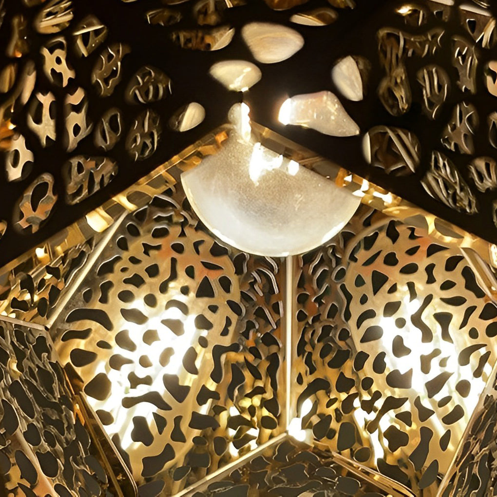 Hollow Gourd Pendant Light - Modern Stainless Steel Chandelier